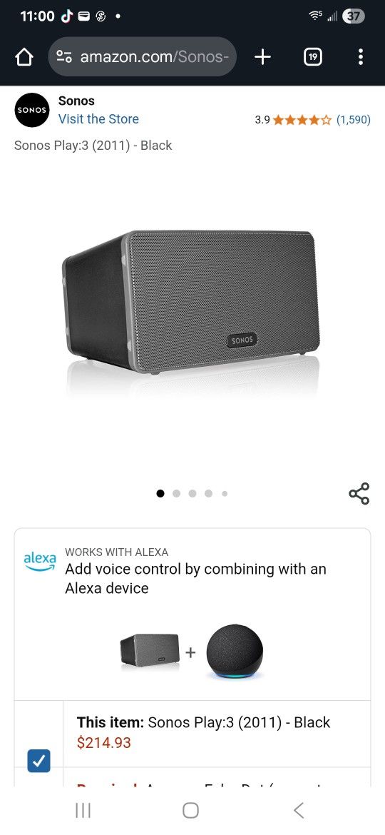 SONOS PLAY3 SPEAKER