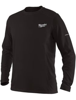 Milwaukee Electric - WORKSKIN Light LS Shirt - Black XL