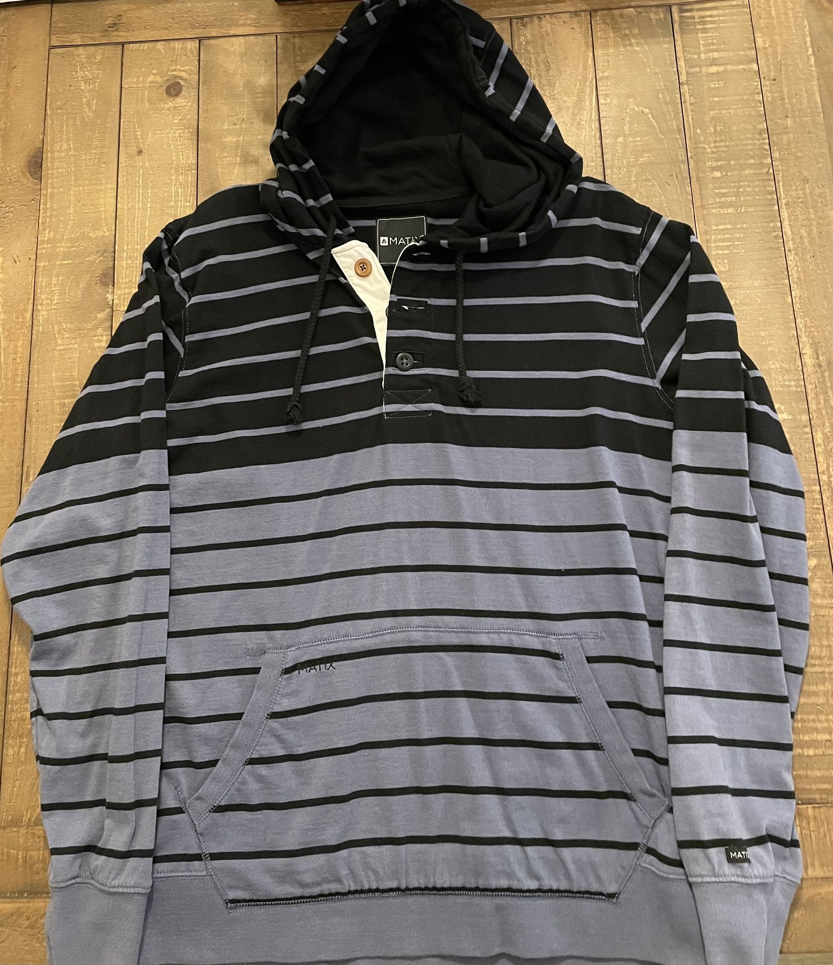 Matix Mens Hoodie Shirt Size Large