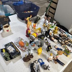 Small collectibles keychains, and figurines