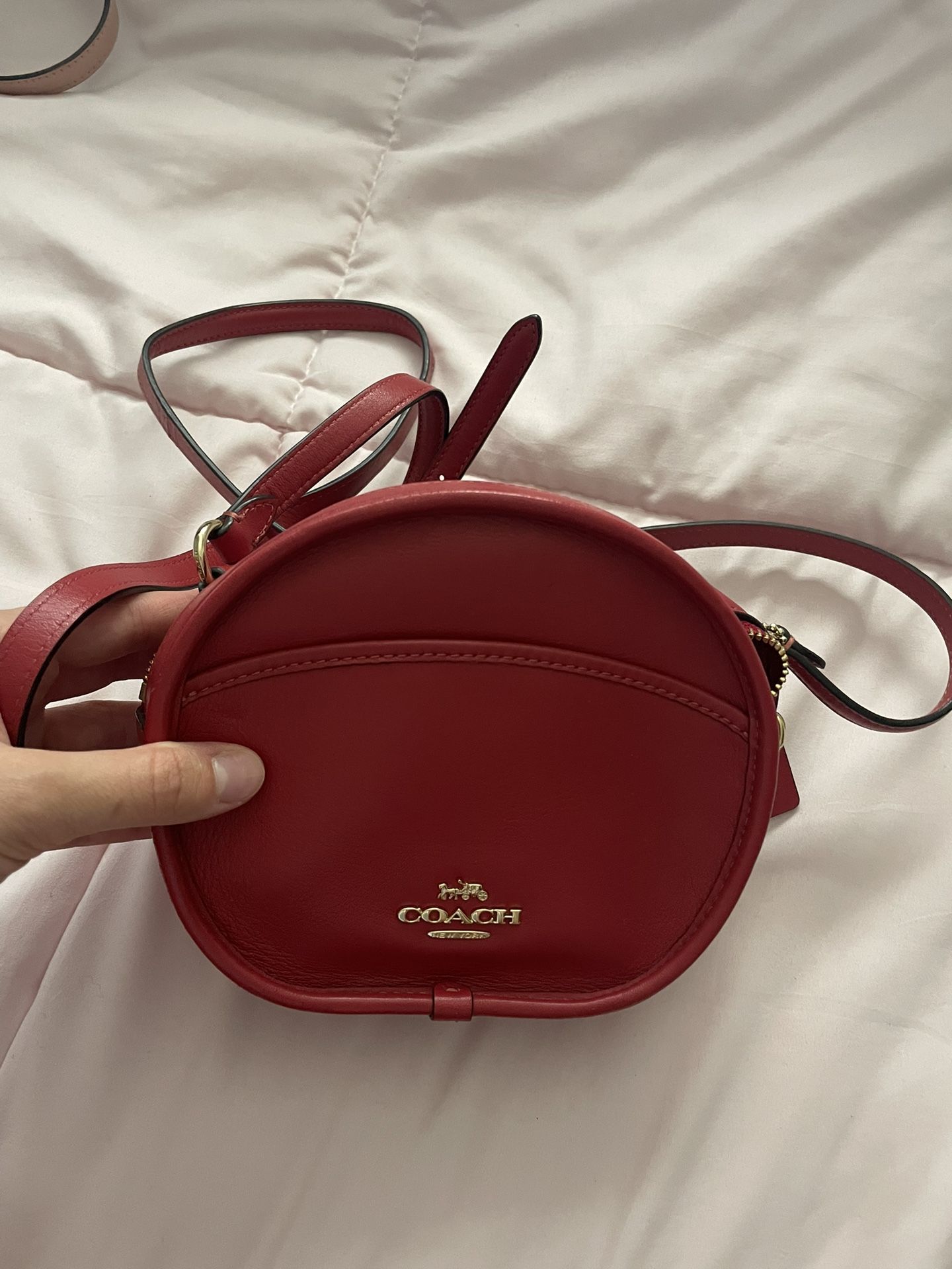 Little Coach Red Circle Purse