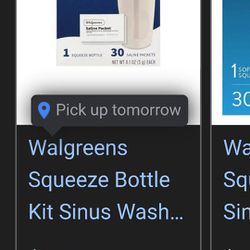 Sinus Wash Squeeze Bottle Kit 