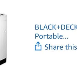 Black and decker portable washer and dryer set