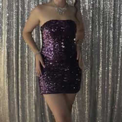 Purple Prom Dress.