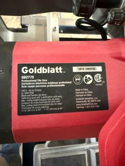 GOLDBLATT 24IN. WET TILE SAW