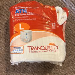 Adult Diapers/ Briefs - Open Package