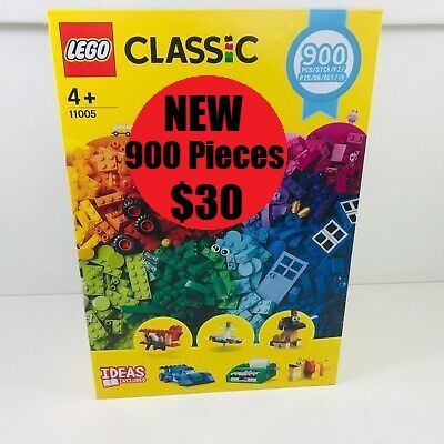 NEW 900 Piece LEGO blocks bricks Toy set - GREAT CHRISTMAS GIFT Endless creativity and fun Brand new - Sealed box $30