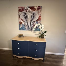 Victorian Style 6-Drawer Refurbished Dresser