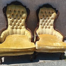 Victorian vintage chairs