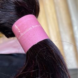 Extensions Hair Human   100%  Brazilian   Red     Burgundy   Color 