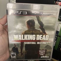 The Walking Dead Survival Instincts PlayStation 3 CIB Tested (read The Description)