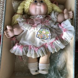 Cabbage Patch Kids Doll 1985 Rare Porcelain W/Tag Signed Numbered Limited Ed