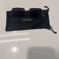 Cartier glasses purple lense 