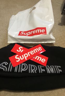 Supreme Sleeve hoodie medium 100% authentic