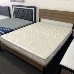 Queen Bed And Bed Frame 