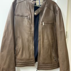 Men’s Leather Racer Jacket Mays & Rose  Of Amsterdam 