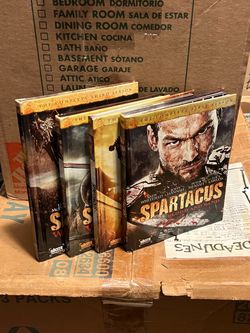 Spartacus Complete STARZ TV Series - Season 1-4 (Blu-ray/DVD) Blood, Vengeance, War, Gods