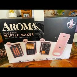 Aroma Swap & Flip Waffle Maker 