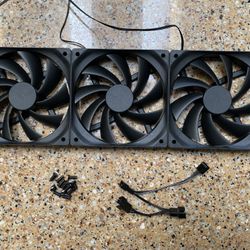 NZXT F120Q Computer Case Fans (3 fans) - DC 3 Pin