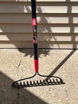Razor back 15 tine bow rake 60 “ fiberglass handle