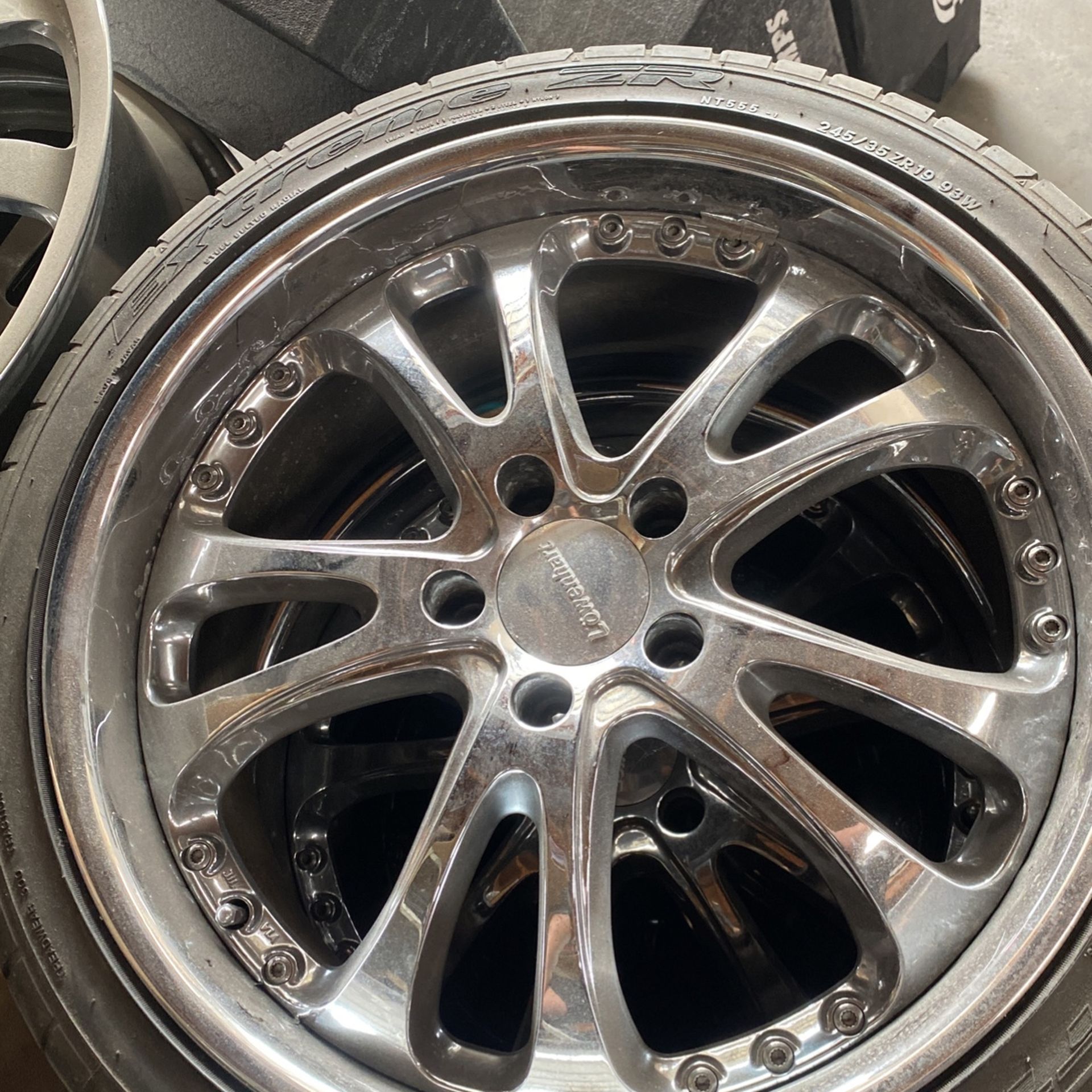 Lowenhart LD5 20” Chrome Alloy Wheels 5x112 3 Piece Mercedes Audi