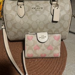 Coach handbag and wallet