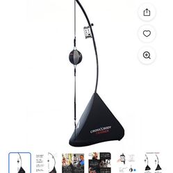 New Cross Body Trainer With Interactive Double End Bag MMA, Boxing 