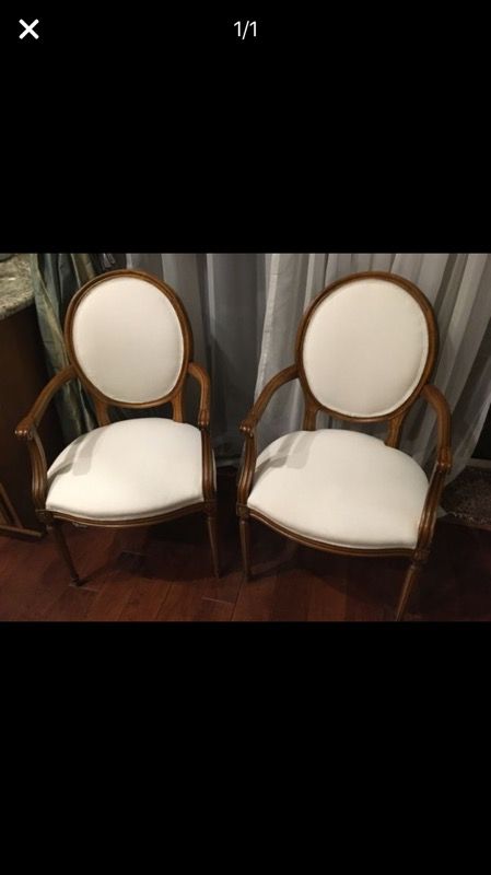 2 antique restored arm chairs!