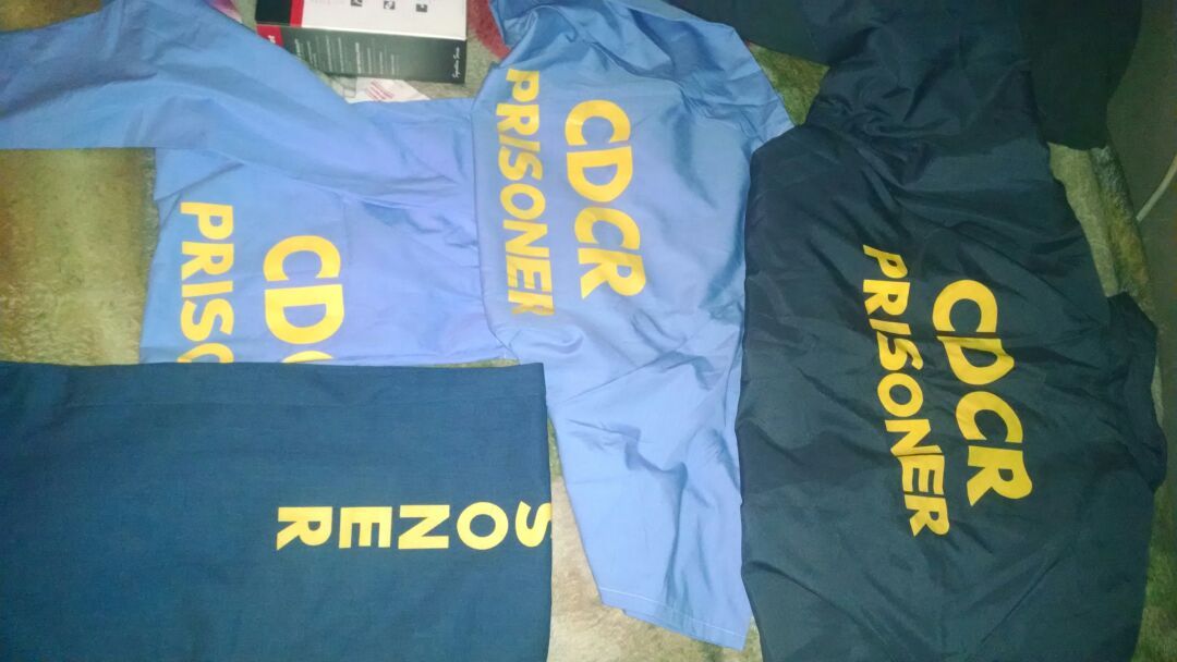CDCR prison CLOTHES great for holloween