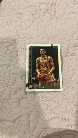 Rick Barry warriors basketball card