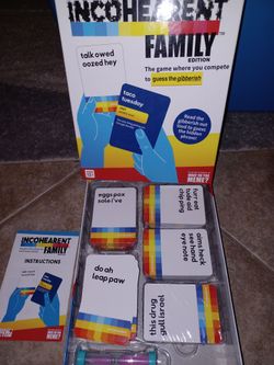 What Do You Meme? Incohearent Family Edition Board Game
Complete What Do You Meme? Incohearent Family Edition card game