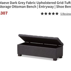 Storage Ottoman Bench
