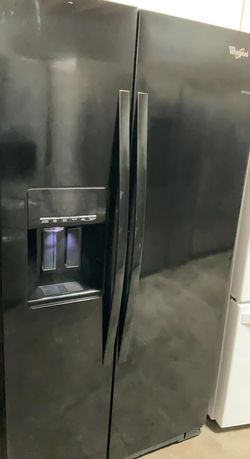 Whirlpool Side-by-Side Black Fridge

