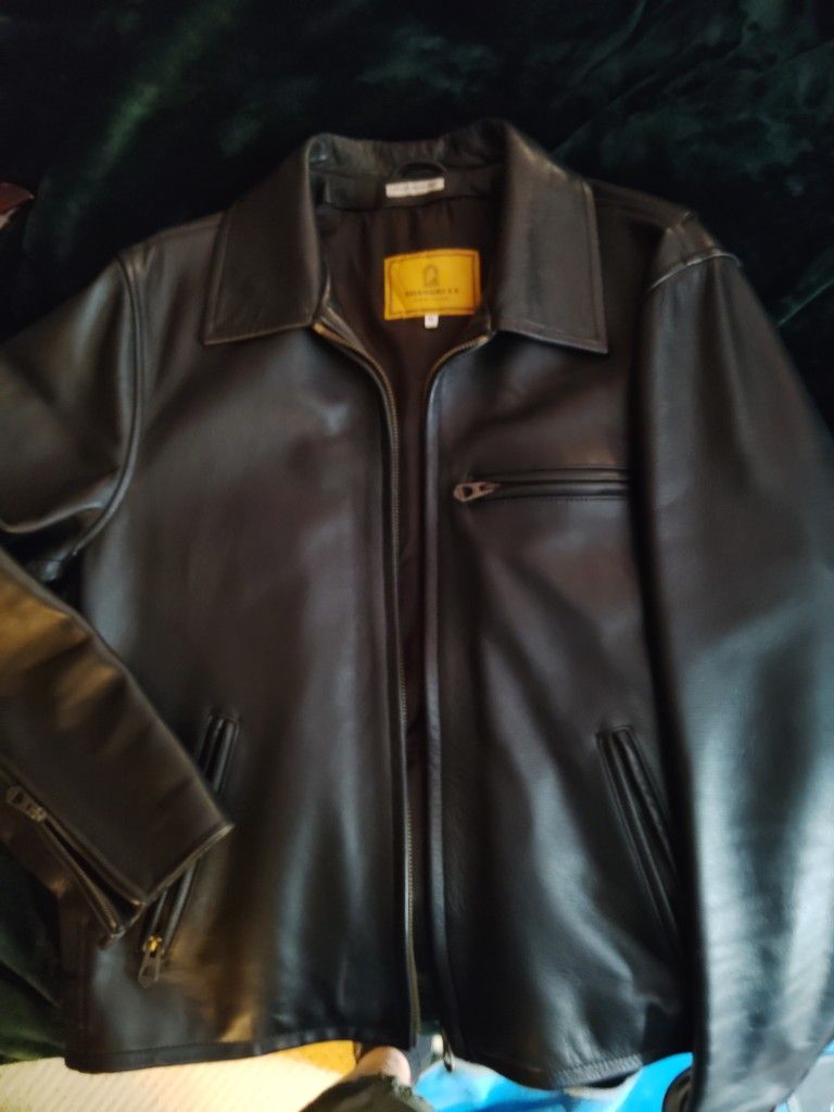 Shangri-La Heritage Varenne Black Leather Jacket