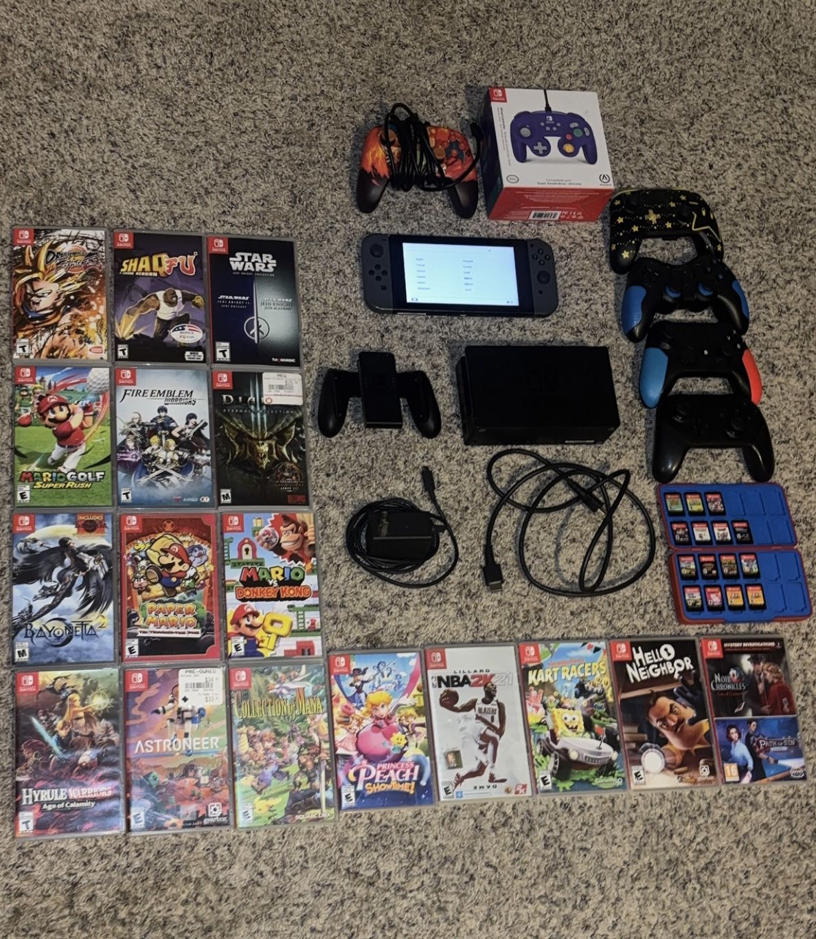 Nintendo Switch And Games! (Check Description)