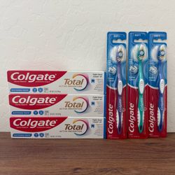 Colgate toothpaste toothbrush bundle