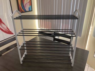4-Tier Shoe Rack Organizer