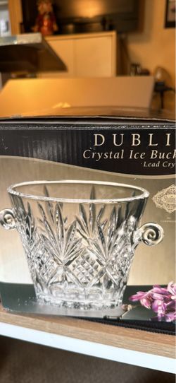 Shannon by Dublin Lead Crystal Ice Bucket by Godinger