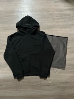 Essential hoodie black size Small