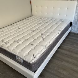 Cama Queen Size Nueva Incluye Colchón 