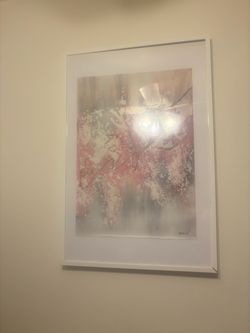 Framed poster