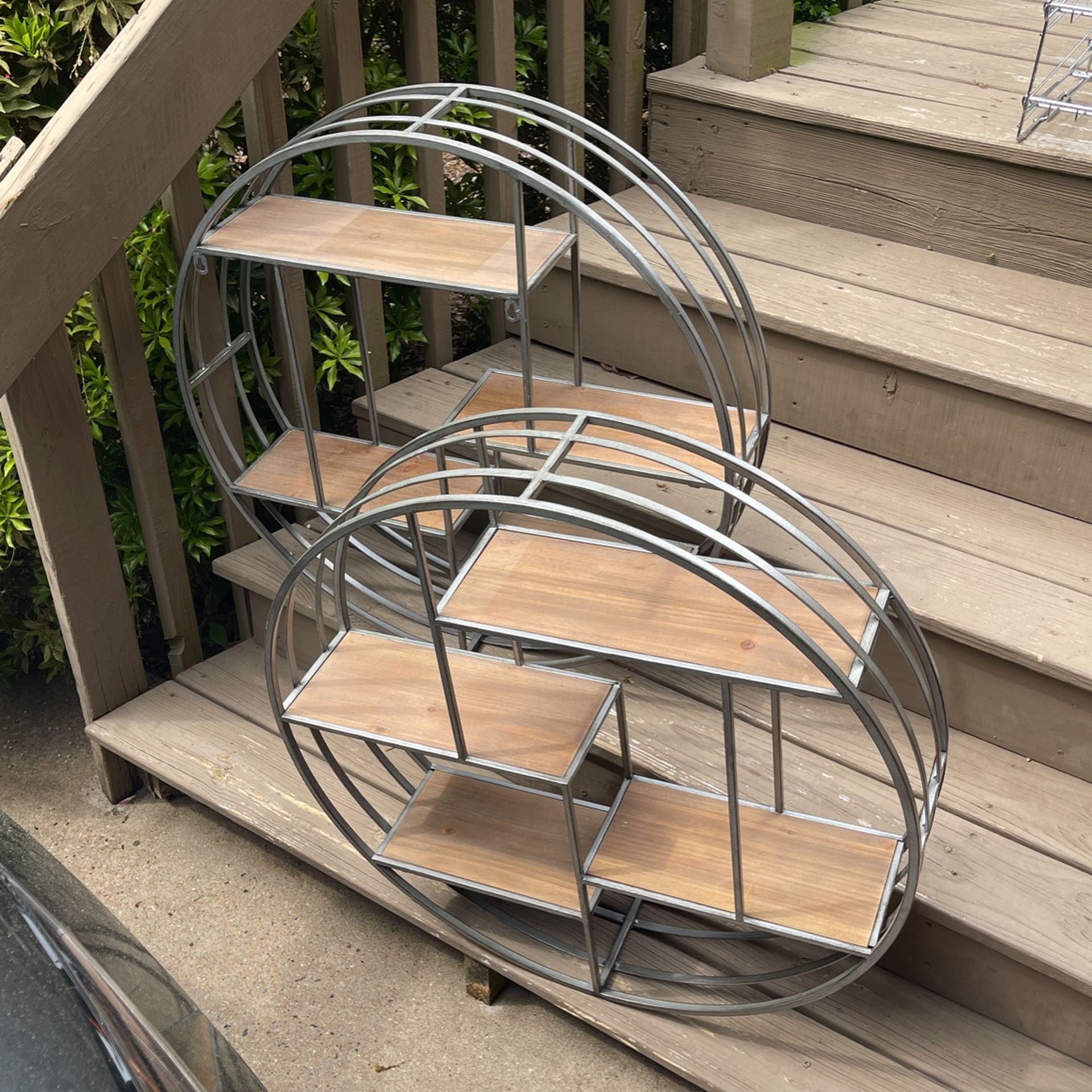 Circular Hanging Shelves