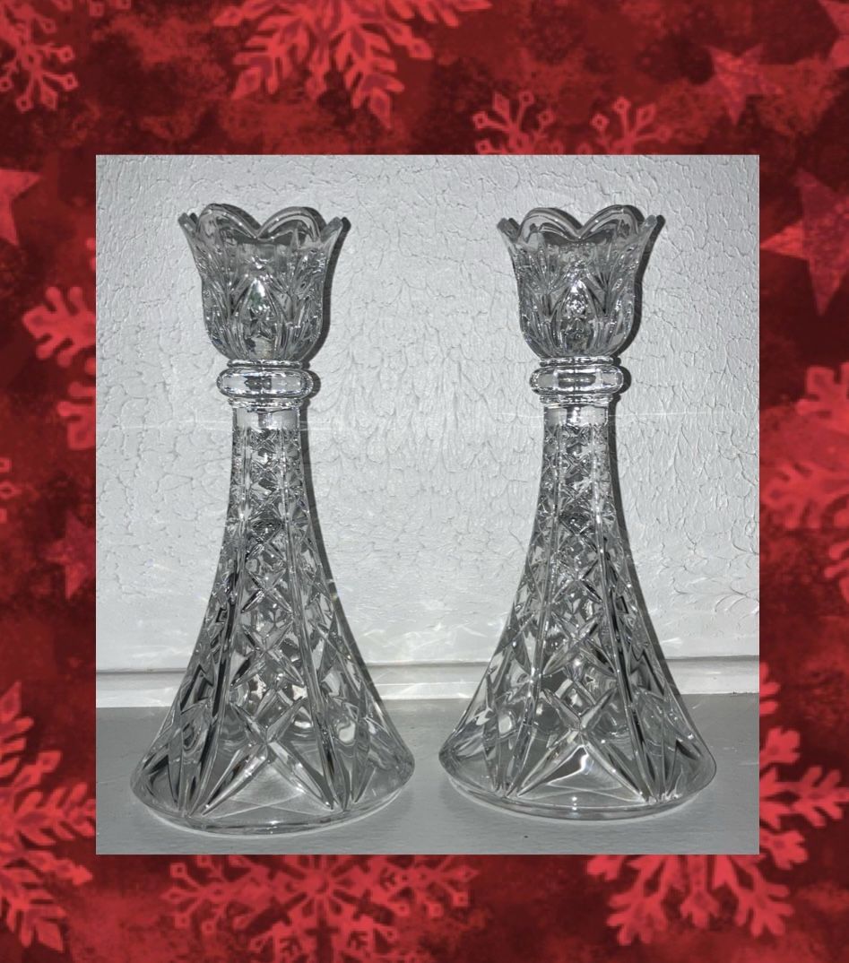 Set Of Crystal Pillars