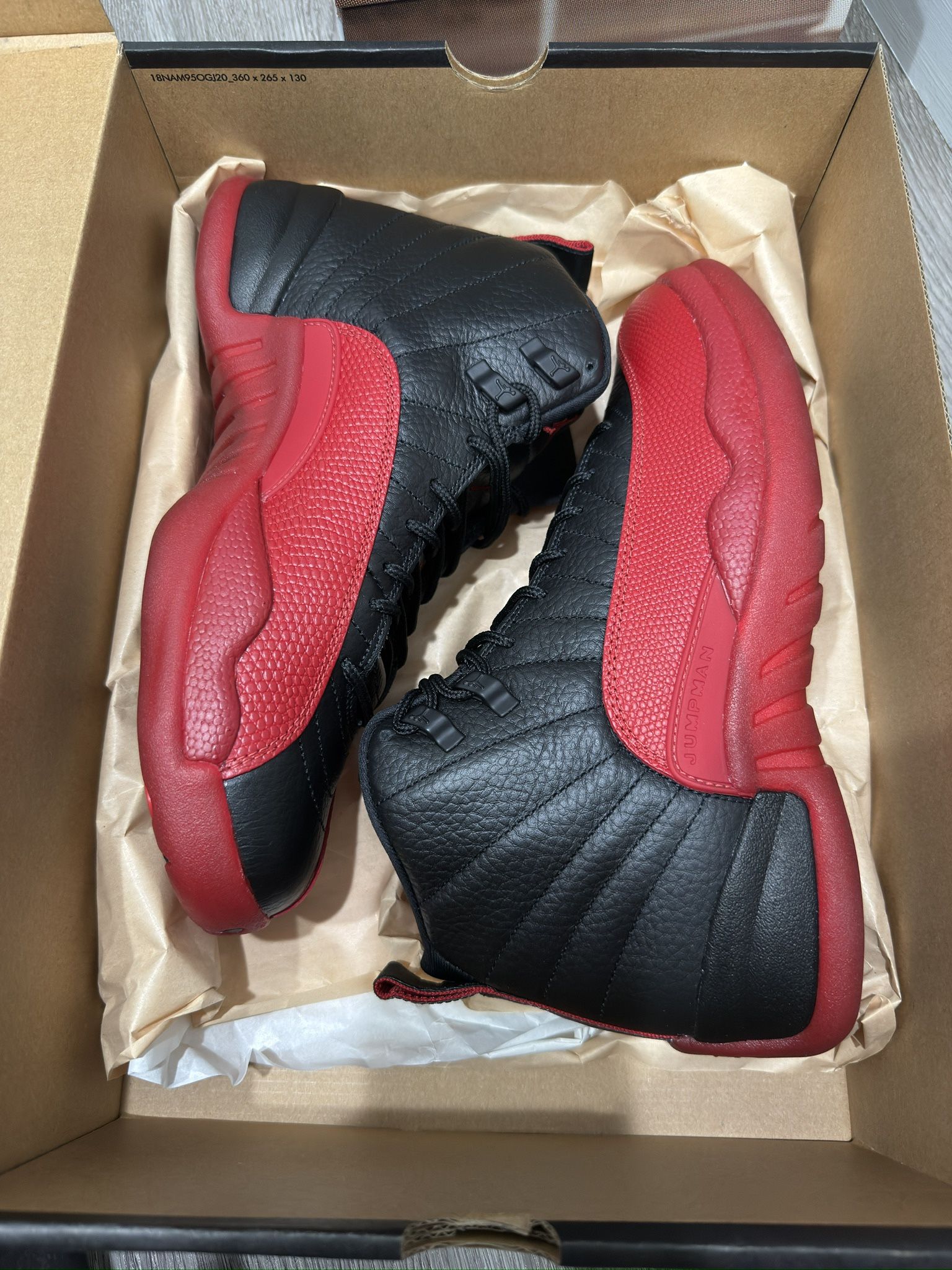 Jordan 12 Flu Game Sz 8.5 M $250 Cash Firm