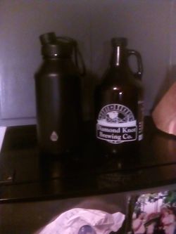 Growler's Both Insulated And Glass