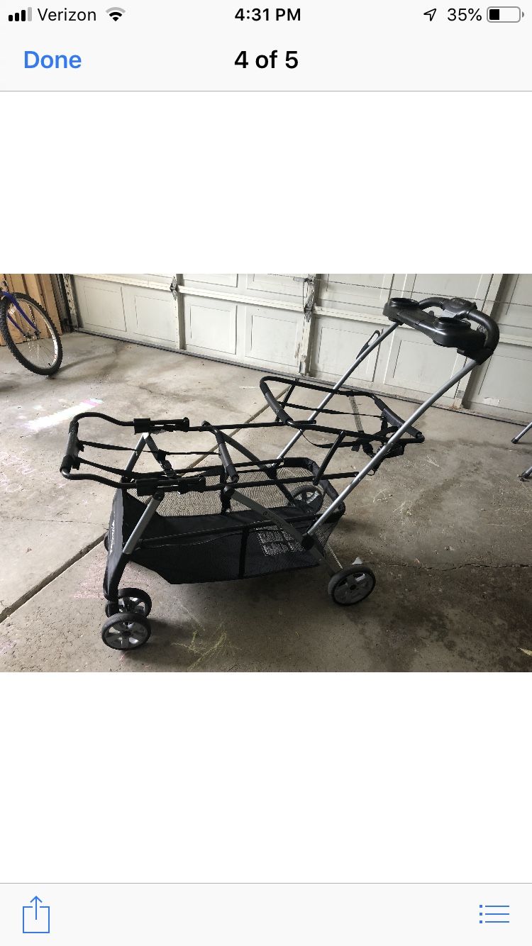 Click and go double stroller