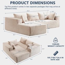 Brand new Modular Sectional Sofa / Modular Sectional