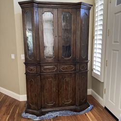Tall China Cabinet/Hutch