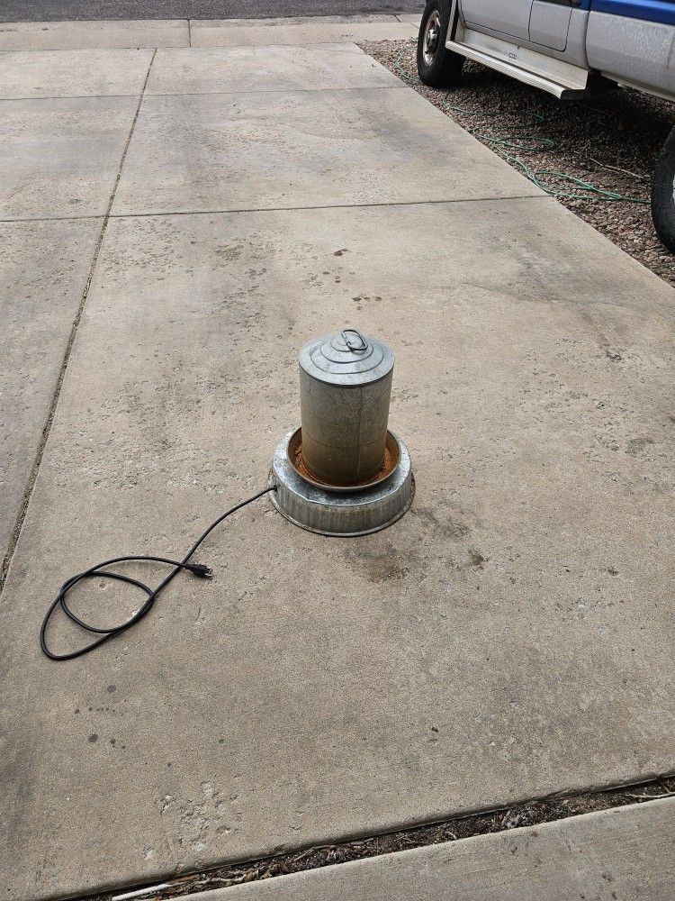 Chicken waterer and heater