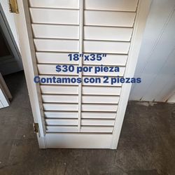 Plantation shutters